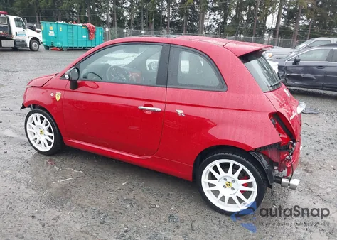 2019 Fiat 500 Abarth z USA, uszkodzony, nr VIN 3C3CFFFH7KT838368